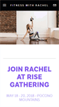 Mobile Screenshot of fitnesswithrachel.com